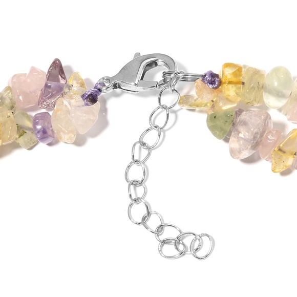 Rose Quartz, Multi Gemstone Necklace - Picture 3 of 3
